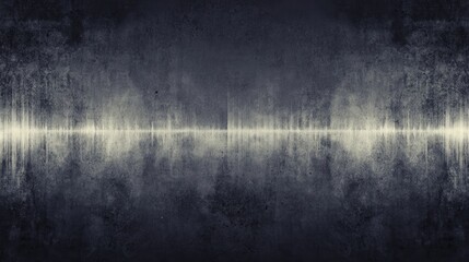 Dark textured background with light audio waves