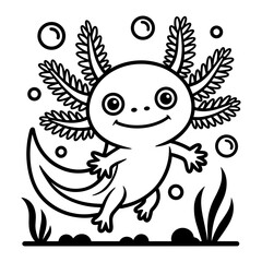 Axolotl Swimming
