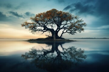 Tree landscape outdoors nature.