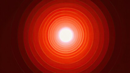 Concentric circles, red, tunnel, bright center