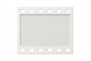 Vintage film frame suspended against transparent backdrop, representing cinematic nostalgia and preserved memory fragments