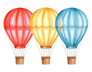 Obraz premium hot air balloon isolated
