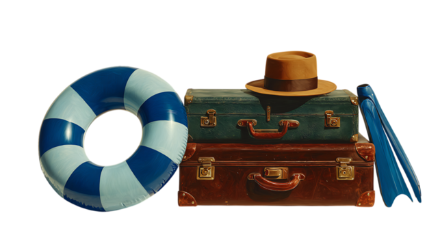 Summer vacation essentials packed!