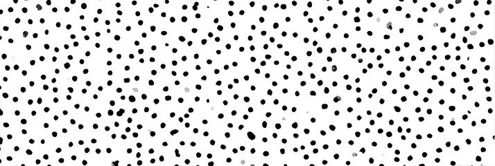Abstract black and white polka dot pattern