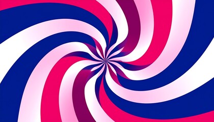 Swirling, vibrant stripes radiate from a central point