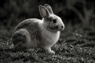 rabbit on the grass