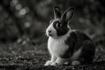 black bunny