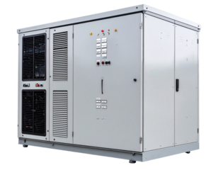 Industrial Power Source Equipment, isolated on transparent background