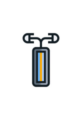 Simple illustration of a portable audio device