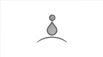 Fototapeta premium Water drop graphic design symbol