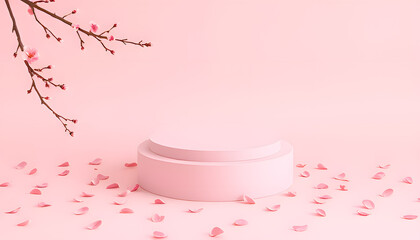 Minimalist Nature Display with Sculptural Twigs and White Pedestal