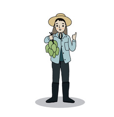 man holding mangoes from the garden