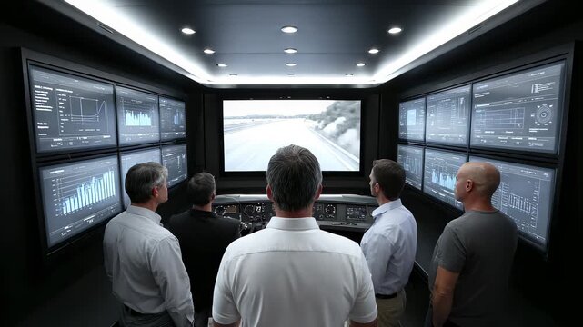 Team Analyzes Driving Data Monitoring Simulated Driving