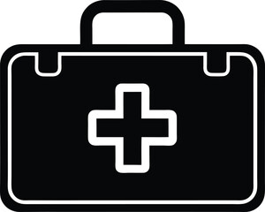 Obraz premium first aid kit icon