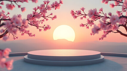 Elegant Cherry Blossom Display – Nature-Inspired Minimalism