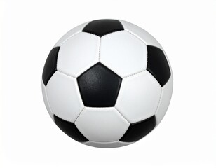 Naklejka premium Classic Monochrome Soccer Ball Still Life Detailed Close Up Sport