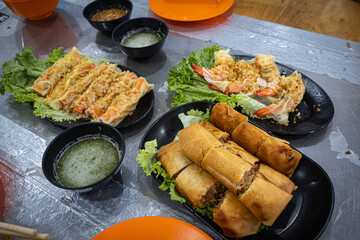 タイのバンコクのおいしい食事 