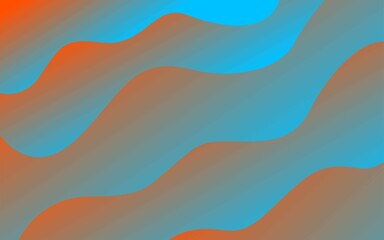 Abstract pattern with blue and orange gradient waves.