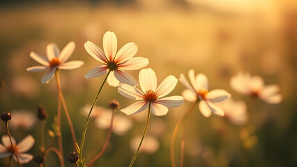 Spring Meadow Dream – Wildflowers Beneath the Open Sky