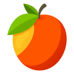 vector illustration of an apple