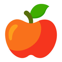 vector illustration of an orange fruit