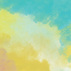 Watercolor yellow and blue element for sale banners, posters, labels, wallpaper, scrapbooking, birthday party decorations, invitations card, printing labels, greeting cards, background, et