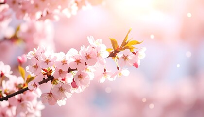 Obraz premium Soft-focus springtime blossoms