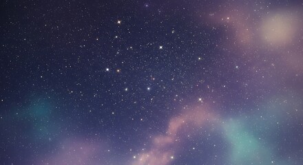 Fototapeta premium Cosmic Symphony a celestial ballet of stars and nebulous colors in the vast expanse