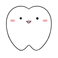 歯　キャラクター　笑顔