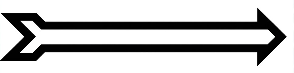 Obraz premium Double-headed arrow graphic