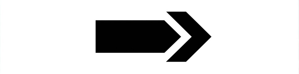 Simple black right-pointing arrow symbol