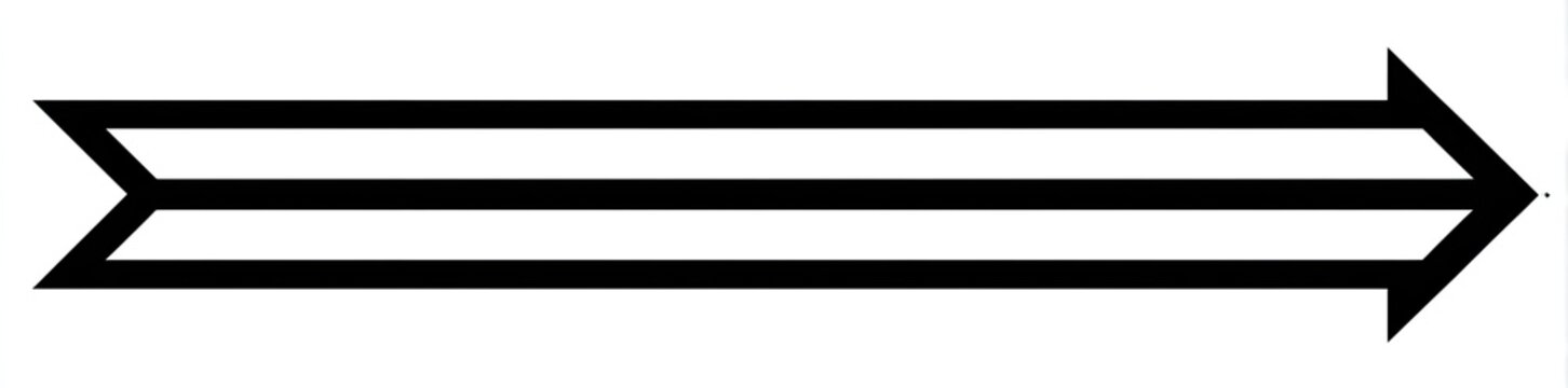 Three parallel black arrows pointing to the right