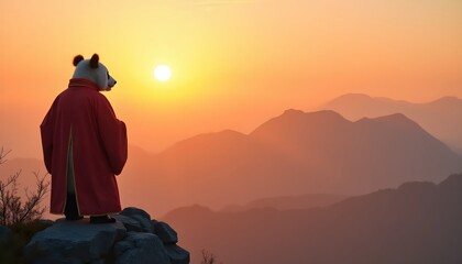 Sunrise Over the Peaks and the Warrior’s Soul