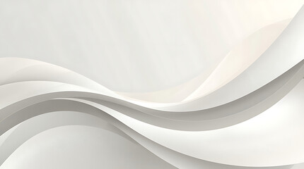 Obraz premium A swooping corner curve forms the foundation of this stylish background, characterized by smooth lines and flowing curves that add an air of sophistication and refinement to the overall design