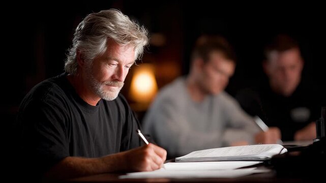 Team Collaboration Office Focused Recording Analysis