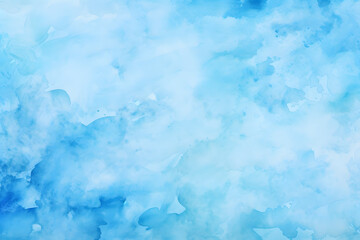 Obraz premium Soft blue watercolor texture with wispy cloud like patterns