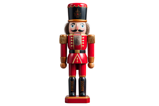  Wooden Nutcracker Soldier Figurine.