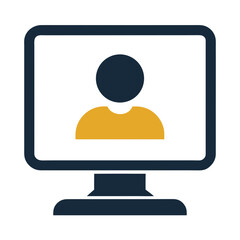 Personal Computer Icon Vector Design Template for Modern Digital Projects