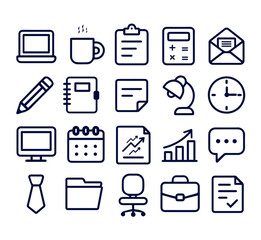 business and office icons