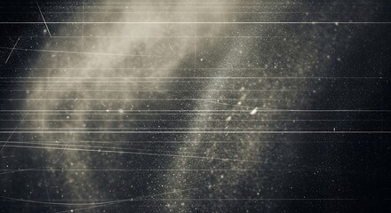 Abstract texture background with light streaks dust particles and scratches in a dark grayscale cinematic atmosphere