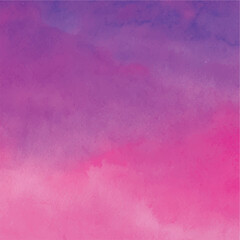 Obraz premium Watercolor pink and purple gradient element for sale banners, posters, labels, wallpaper, scrapbooking, birthday party decorations, invitations card, printing labels, greeting cards, background, et