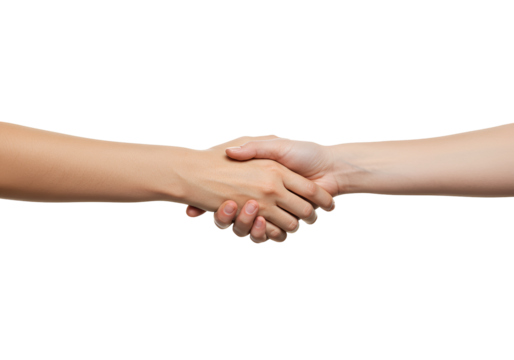 Close-up of Hands Shaking Against Black Background Symbolizing Unity and Agreement