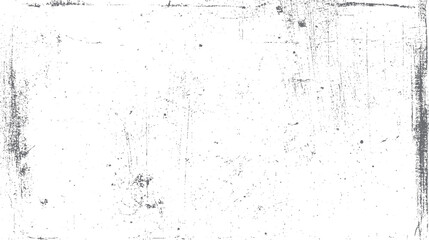 Vintage grunge texture with distressed edges, worn surface scratches, and scattered speckled details for rustic retro background graphic design.