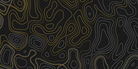 Topographic map height abstract polygonal land. Mountain topographic contour in lines and contours. Surface map of mountain future. Stripes landscape descripting data maps. 