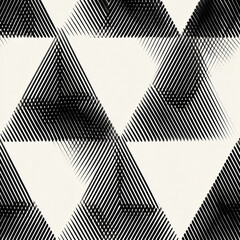 abstract minimalist triangle pattern
