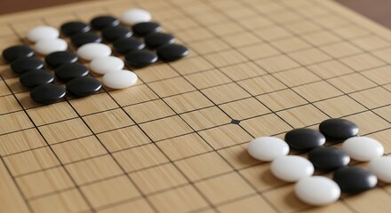 A Game in Progress: Strategic Placement on a Traditional Go Board for Intellectual Engagement