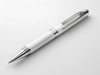 fountain pen on white background