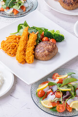 ランチメニュー　ハンバーグ