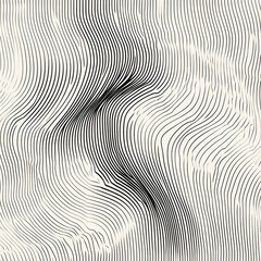 minimalist line art abstract pattern