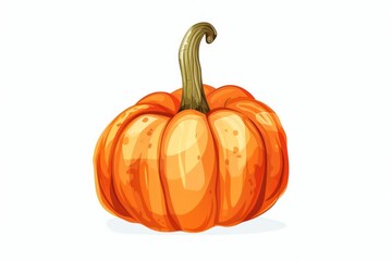 Obraz premium Vibrant autumn pumpkin illustration